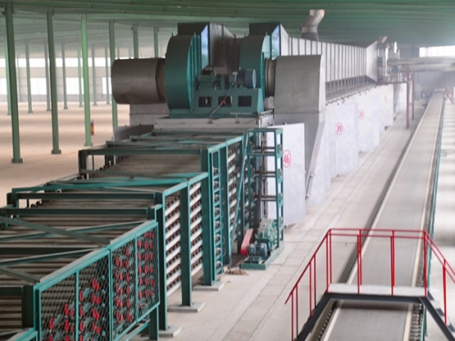 Plasterboard production equipment